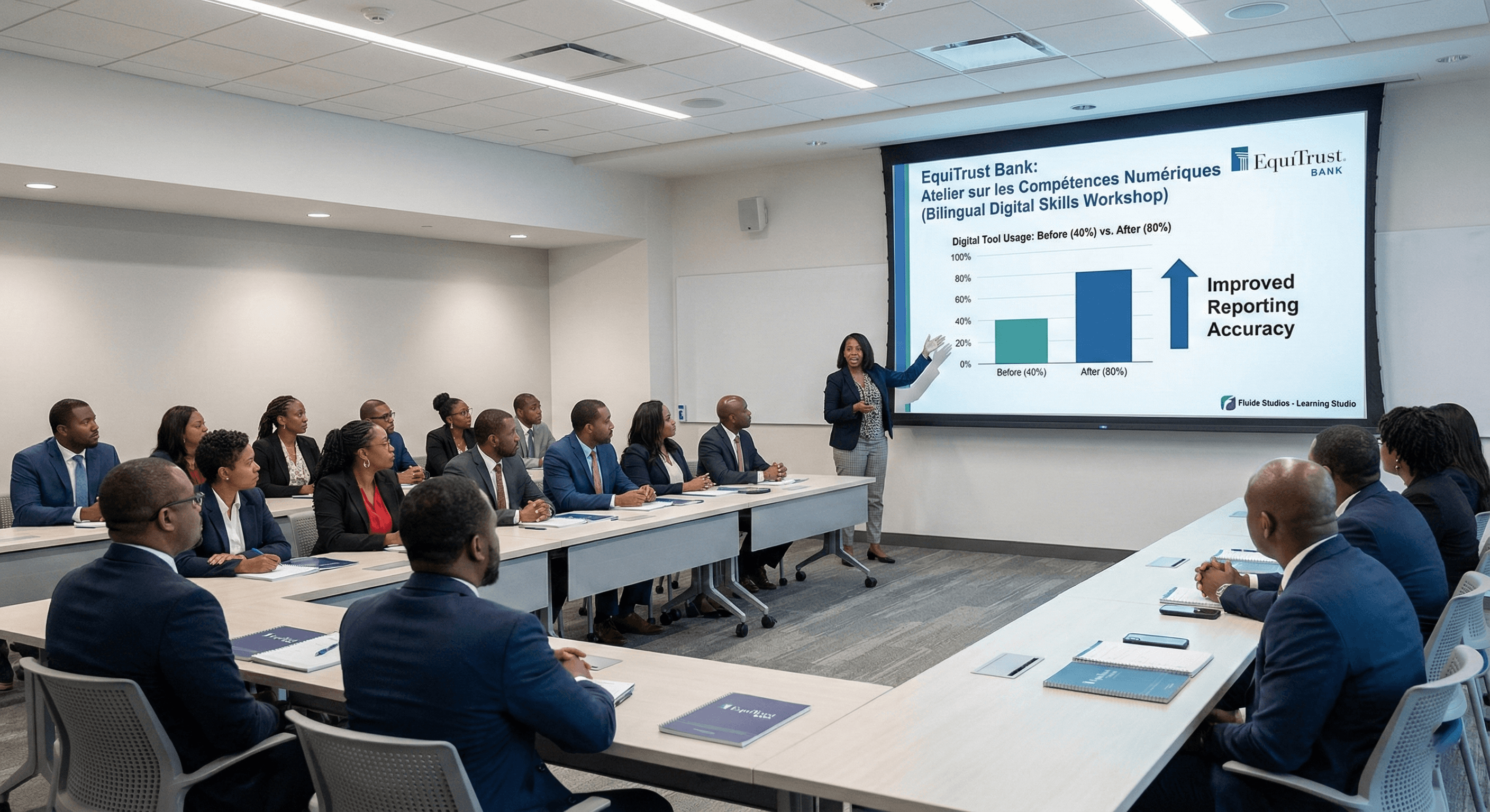 Branded merchandise including t-shirts, caps, and bags in green.
