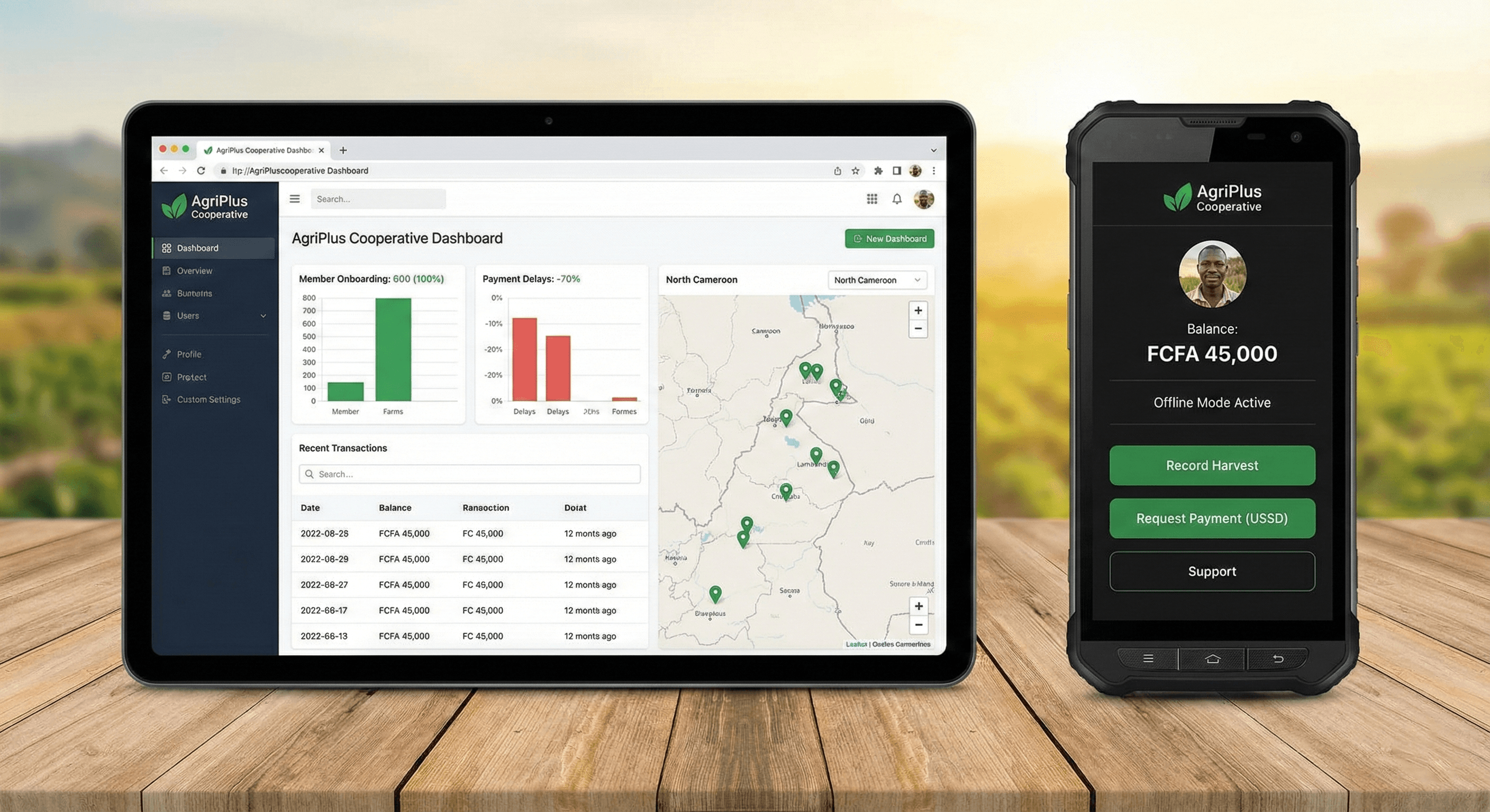 Screenshot of Farm Management & Digital Cooperative Onboarding