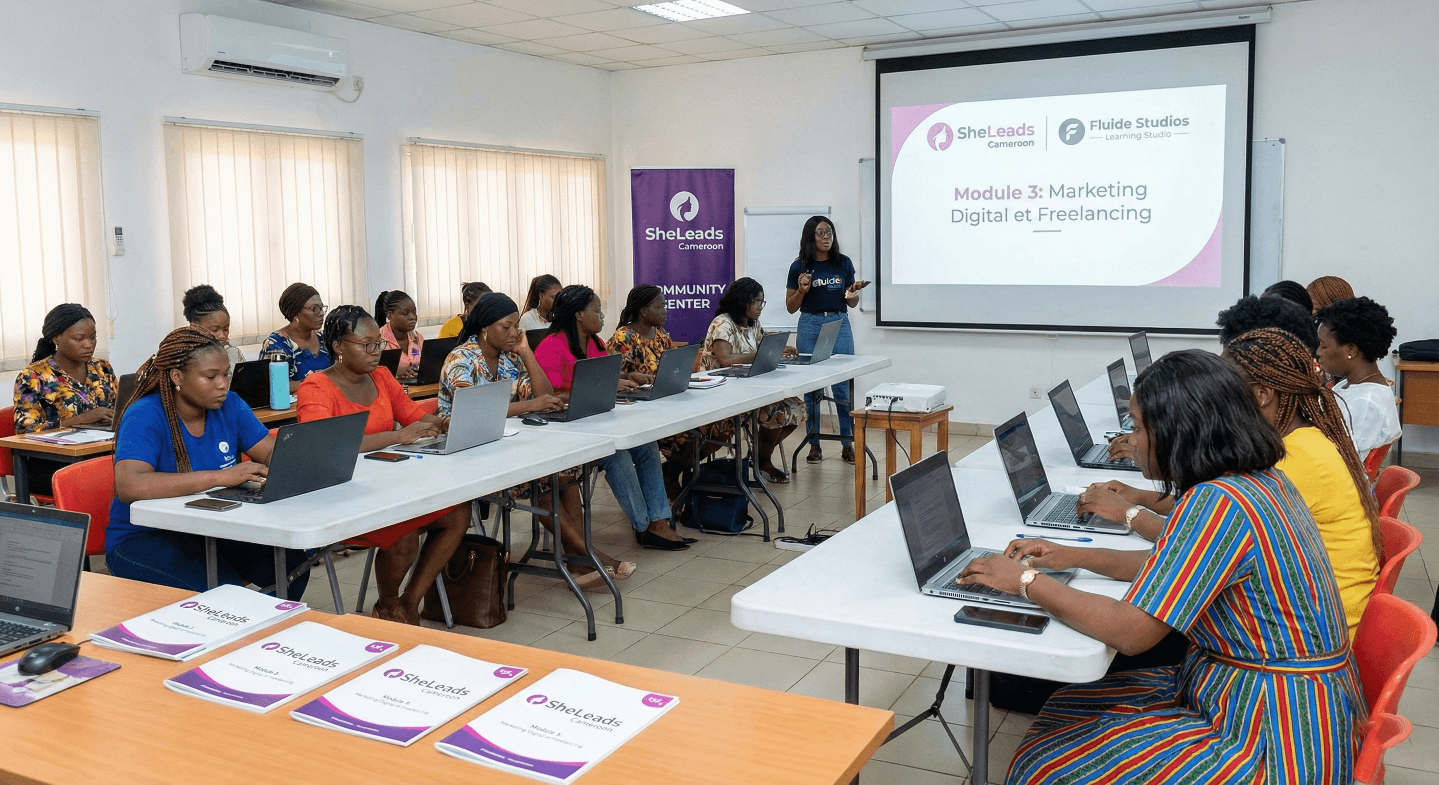 Screenshot of Digital Skills Program & Training Content